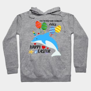 Happy Easter 2022 Delphine Unicorn Hoodie